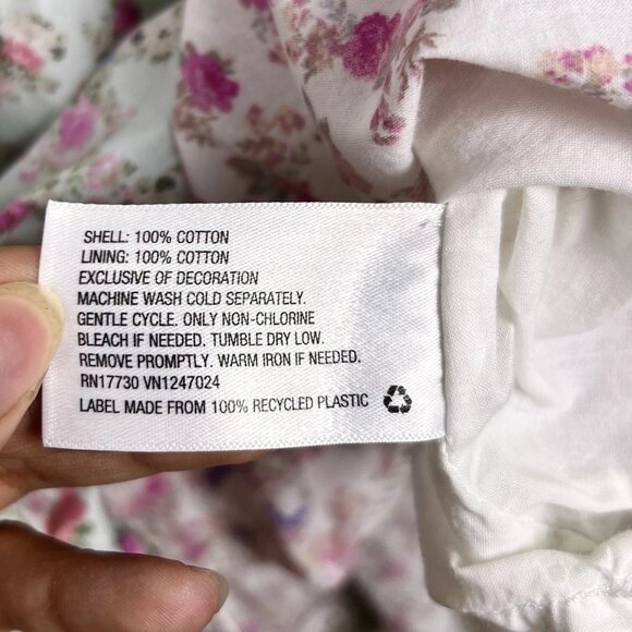 Love Shack Fancy X Target Camille Pink Floral Tiered Midi Dress XS Cottagecore - Picture 6 of 16